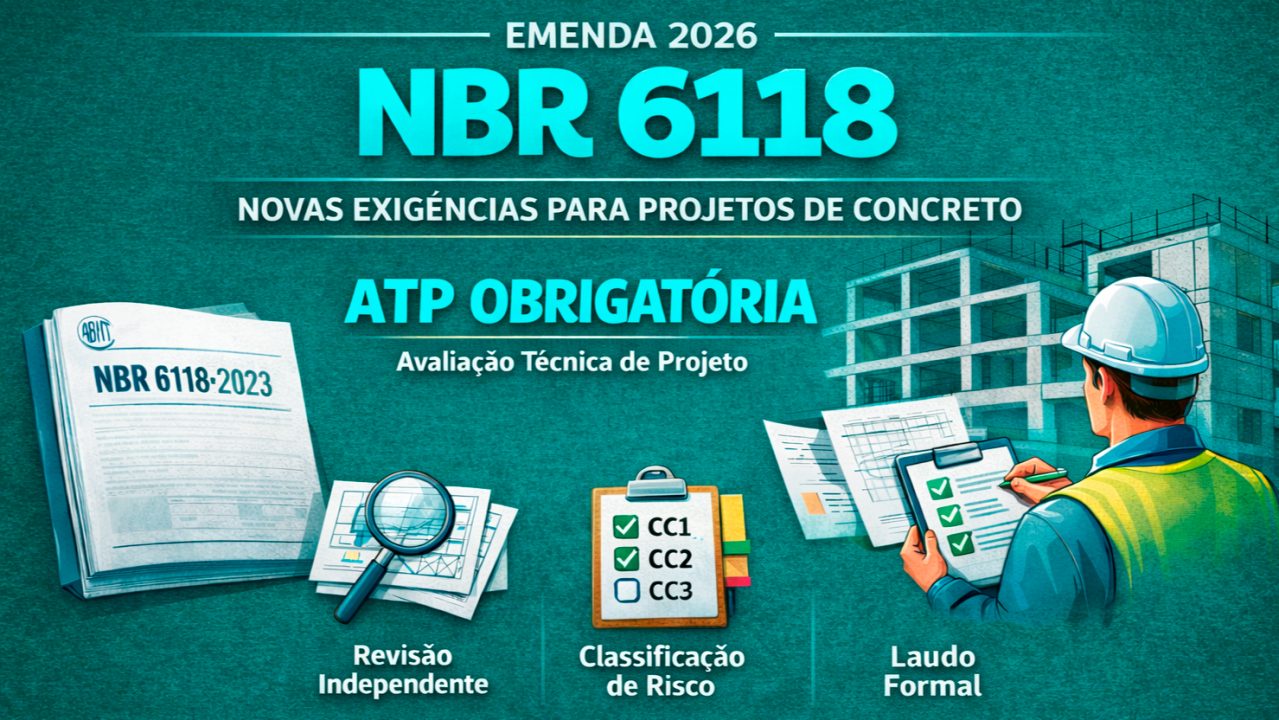 NBR 6118:2026 — norma de projeto de estruturas de concreto, em vigor desde março de 2026